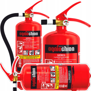 Práškový hasiaci prístroj Ogniochron GP-4x ABC/MP 6,8 kg